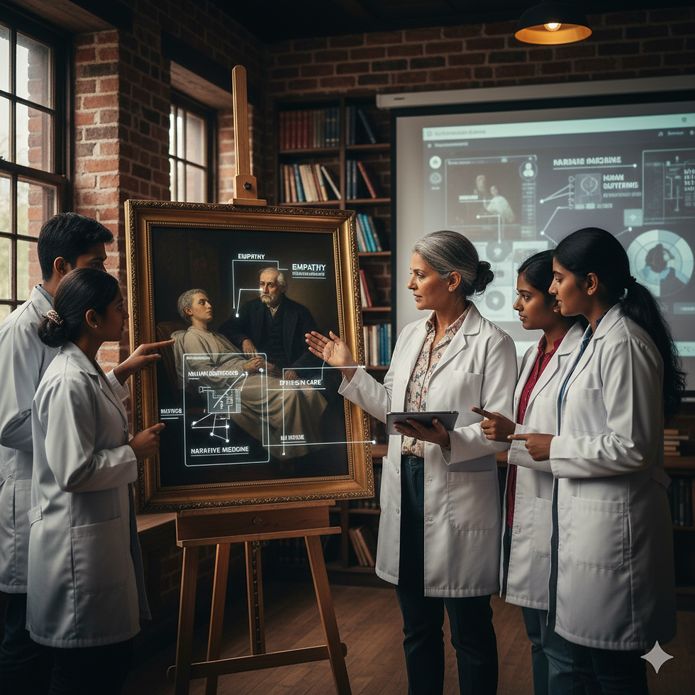 Using paintings in the health humanities: Dr P Ravi Shankar