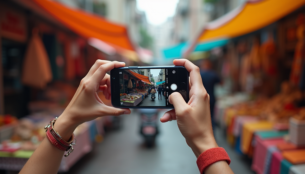 Eye-level view of a rustic coffee shop with cozy seating