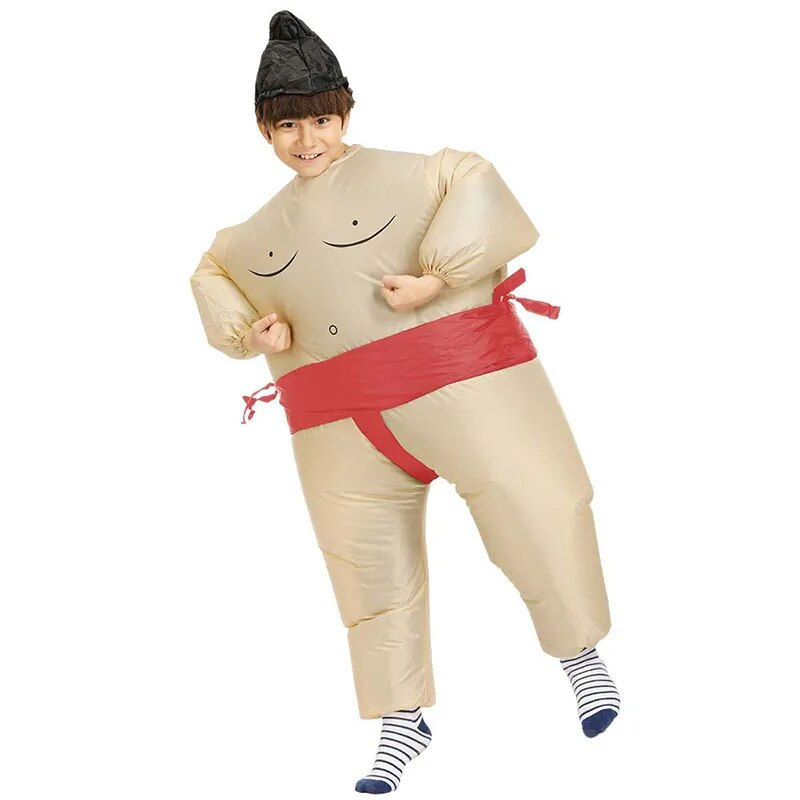 Thumbnail: Sumo Slam: Inflatable Sumo Wrestler Costume - Roll into Laughter and Fun! - Kid