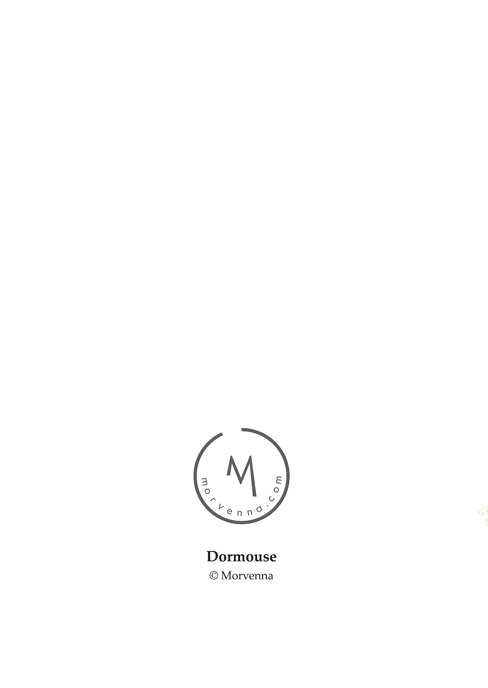 Thumbnail: Dormouse Christmas card