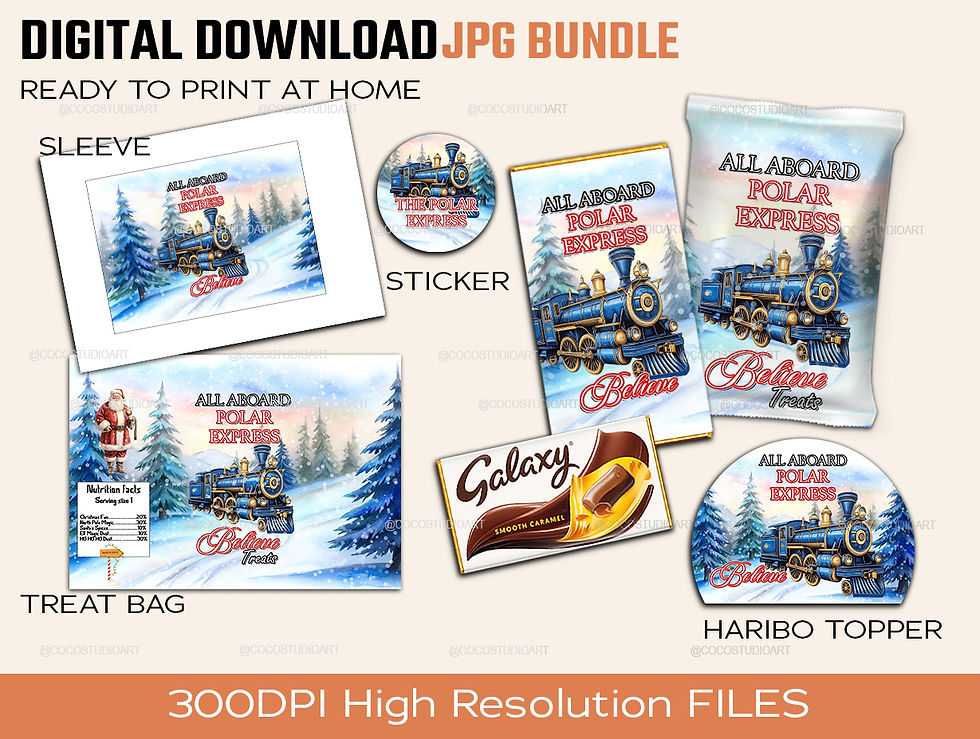 POLAR BUNDLE - DIGITAL DOWNLOAD - MAKE AT HOME