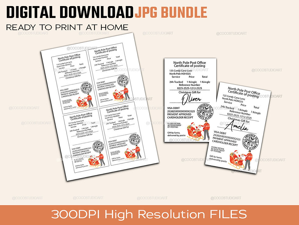 Santa's Lost Certificate of Posting