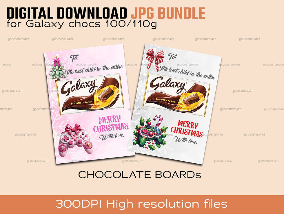 2X GAMING BOARDS Christmas Print at home