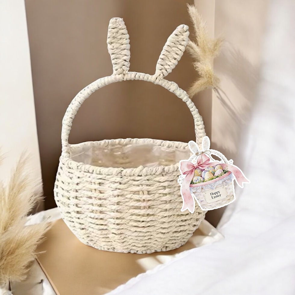 Thumbnail: 10cm SUBLIMATED ACRYLIC GIFT TAGS FOR Easter Baskets