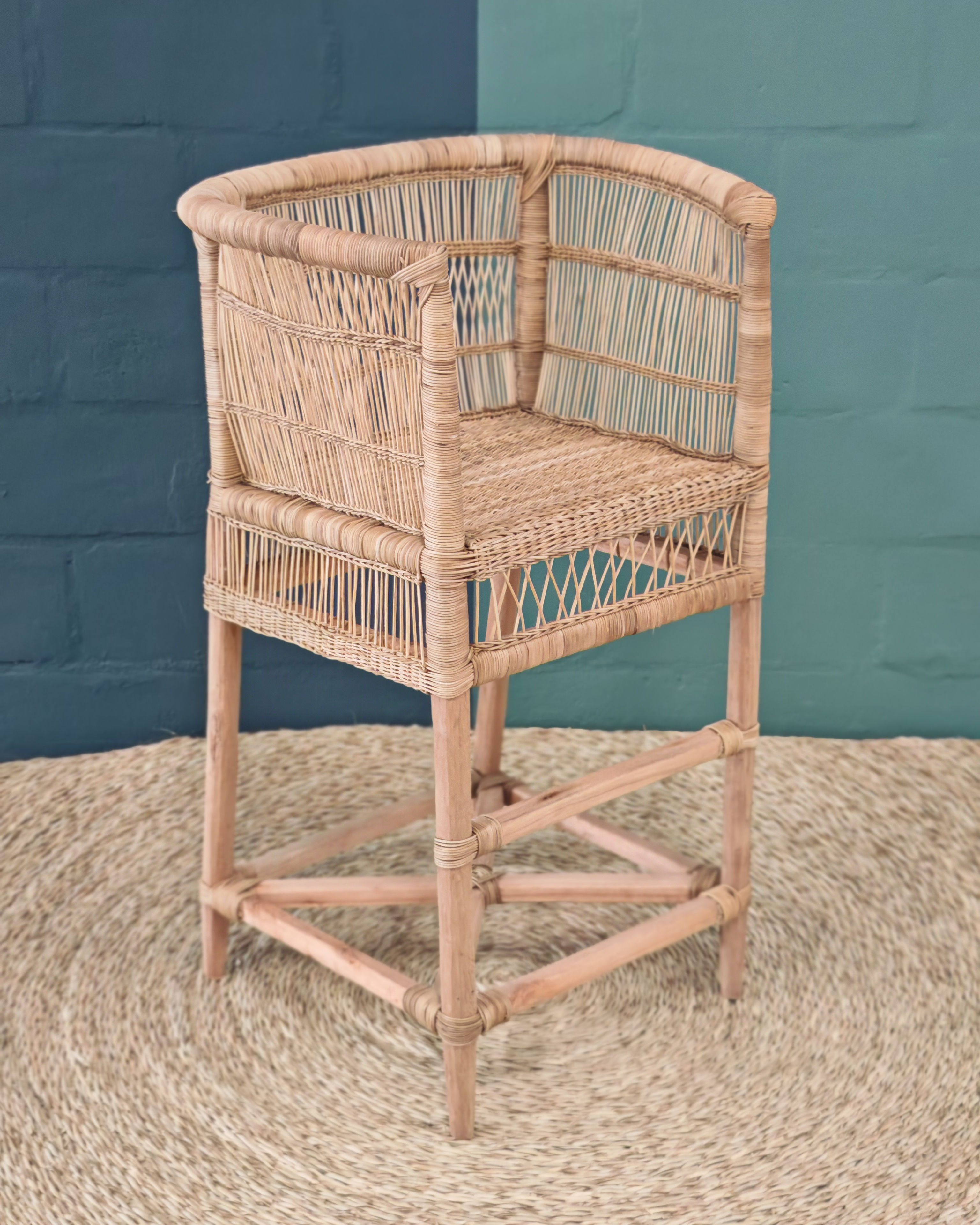 The Ubuntu Barstool (Cane Barstool)