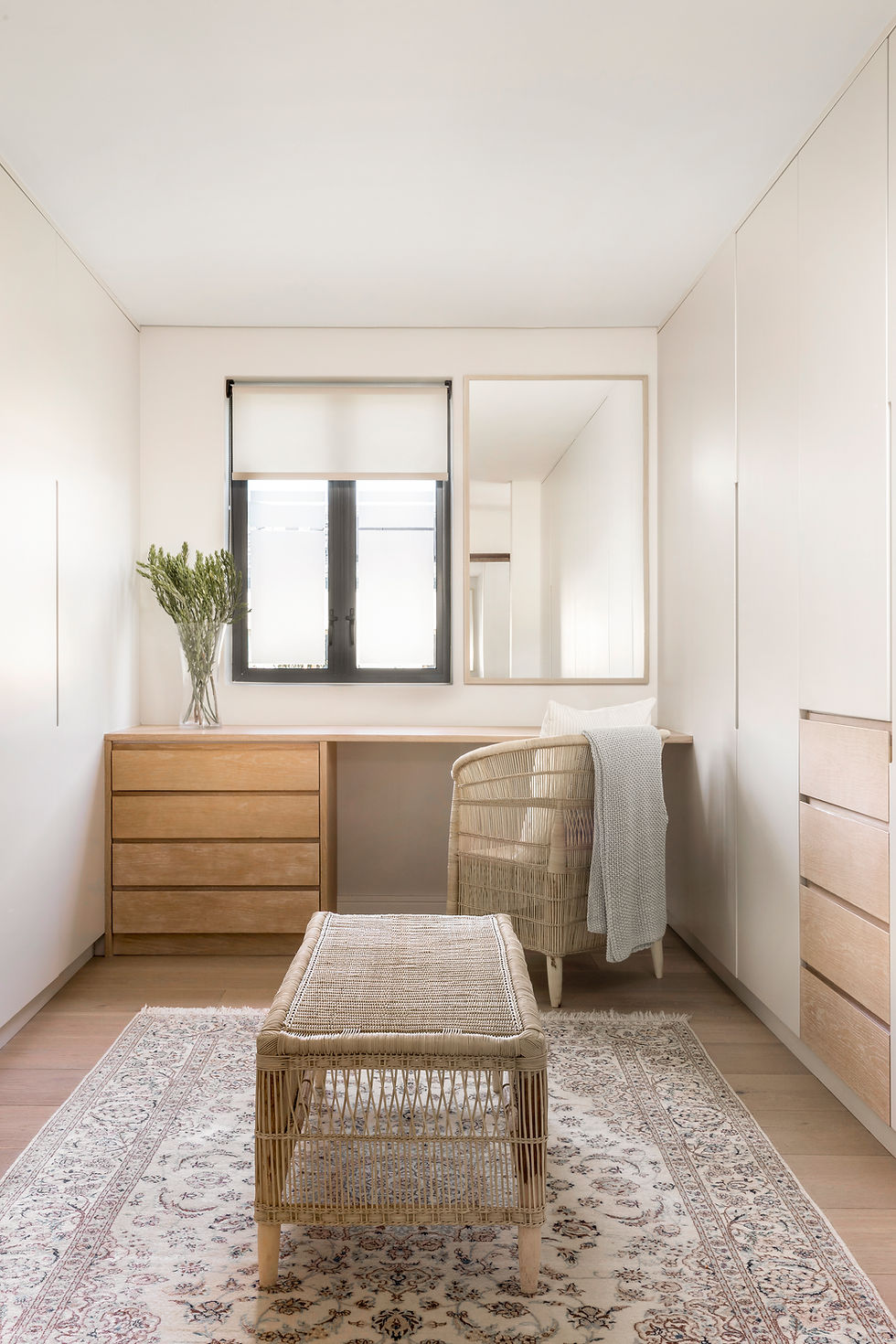 Malawian Cane Bench and table from The Cane Collection