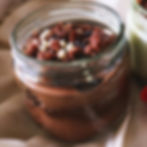Double chocolate cake jar