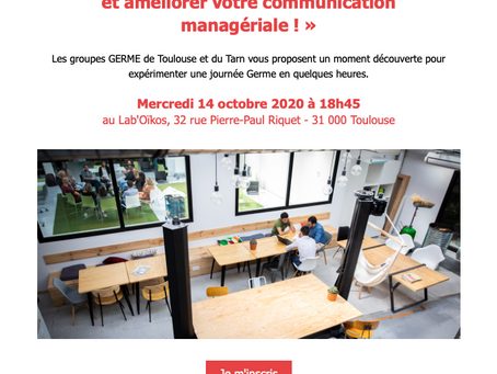 Germe oeuvre pour un monde professionnel et managérial dans lequel l'humain est au coeur