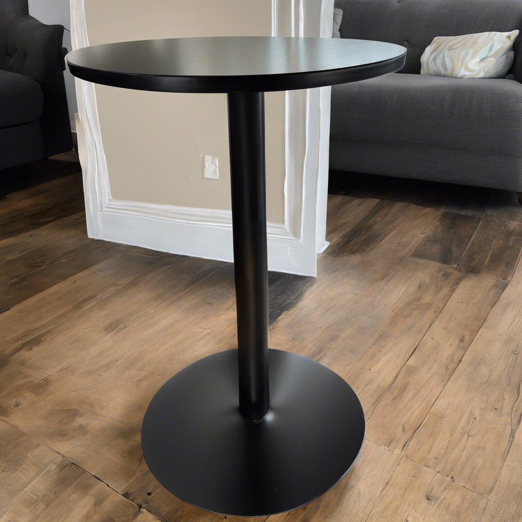 Black cocktail tables