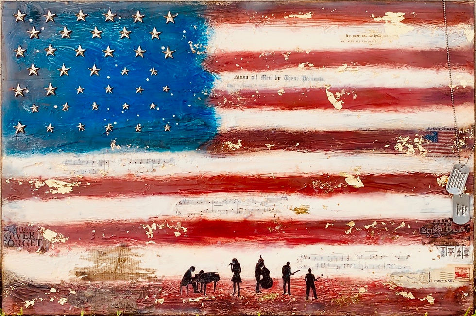 God, Family & Country 24x36