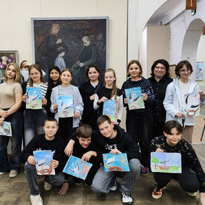Мастер-класс для 6А класса в Приднестровском государственном художественном музее