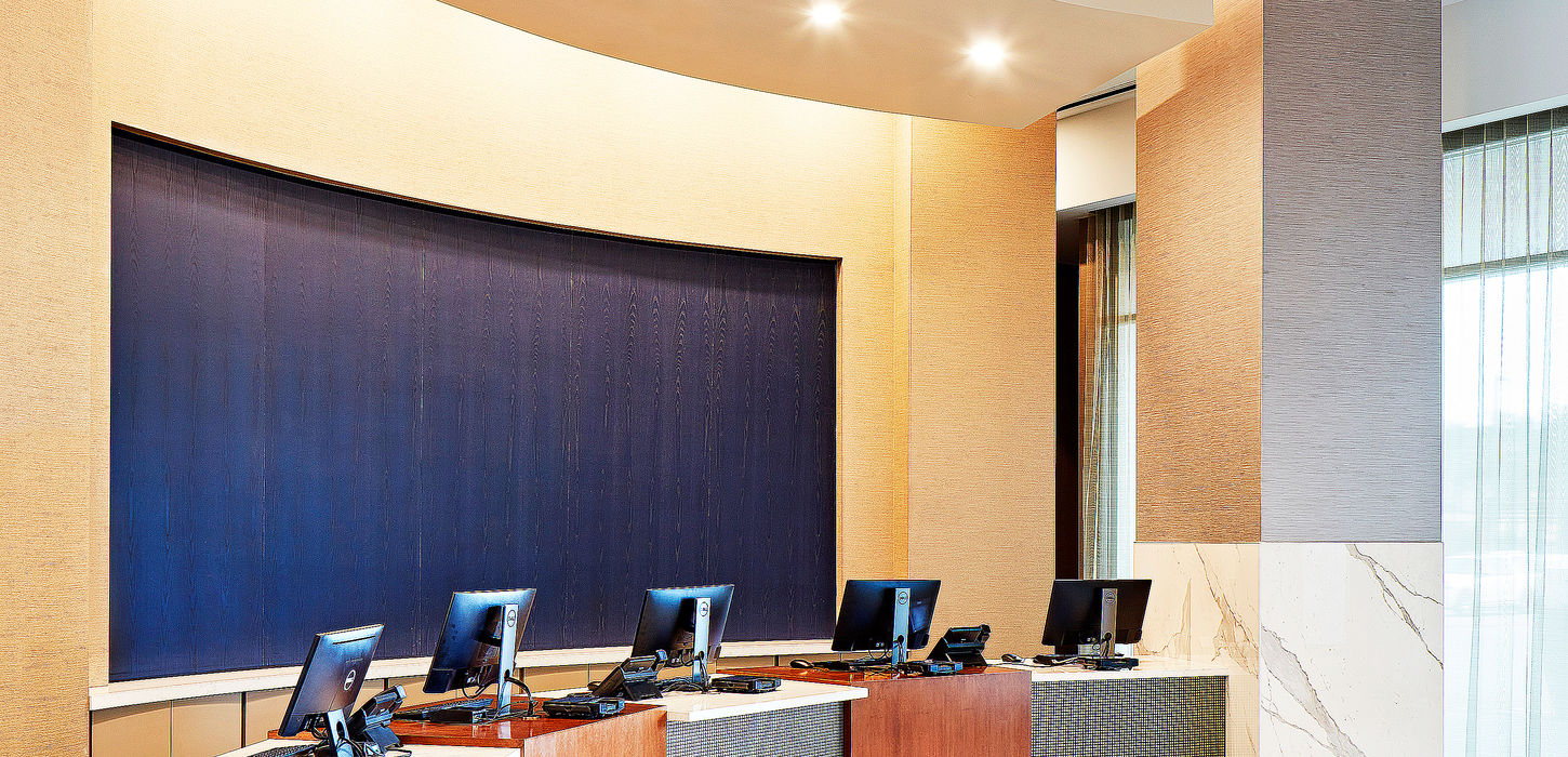 Cambria hotel reception check-in