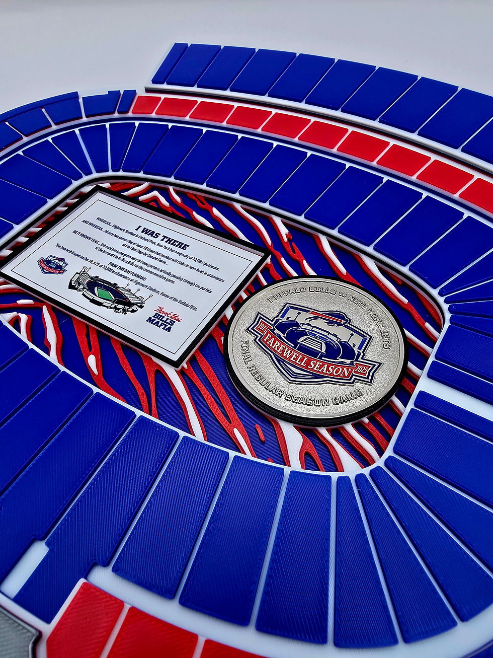 Thumbnail: Buffalo Bills Coin Holder Wall Hanging