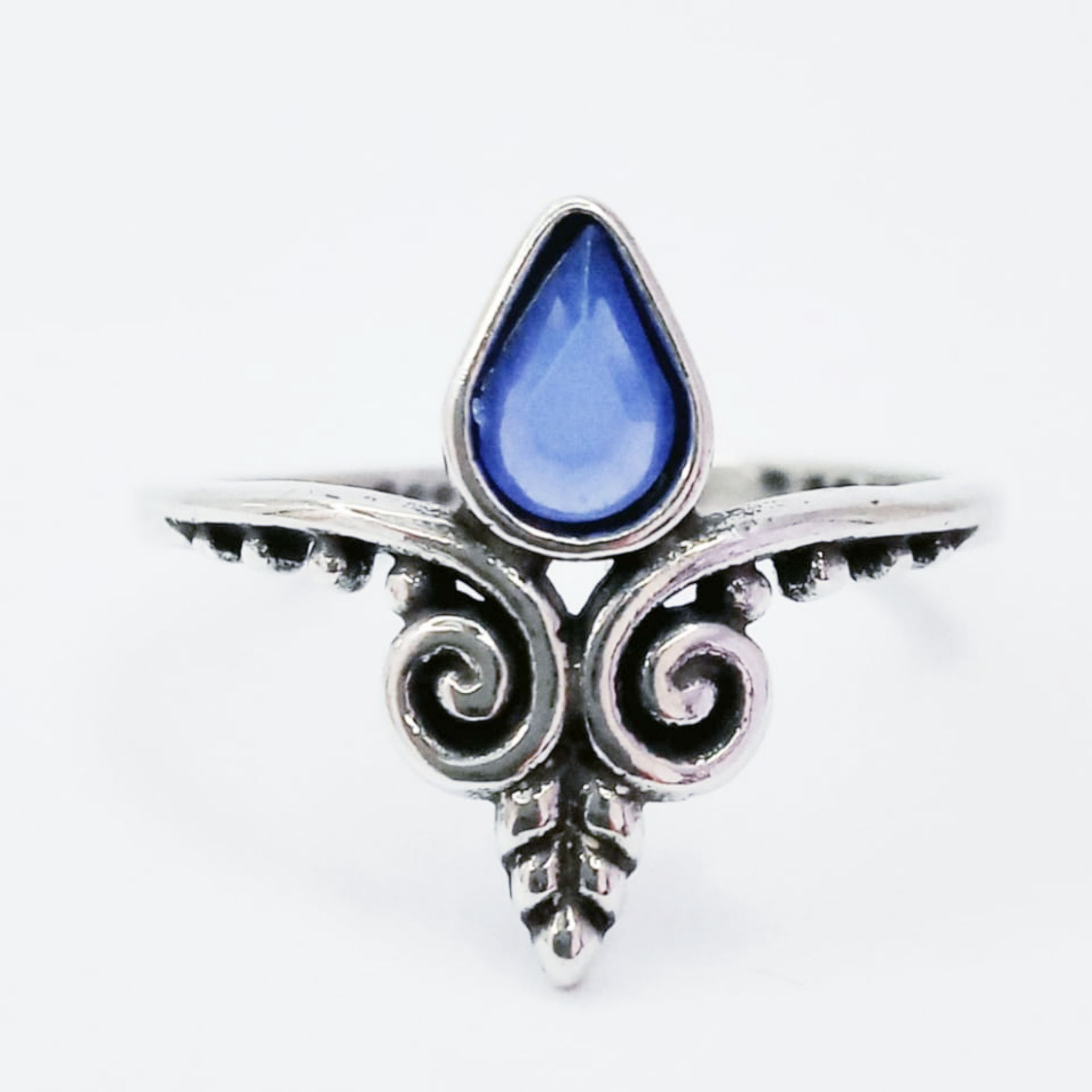 Anel Zircônia Azul
