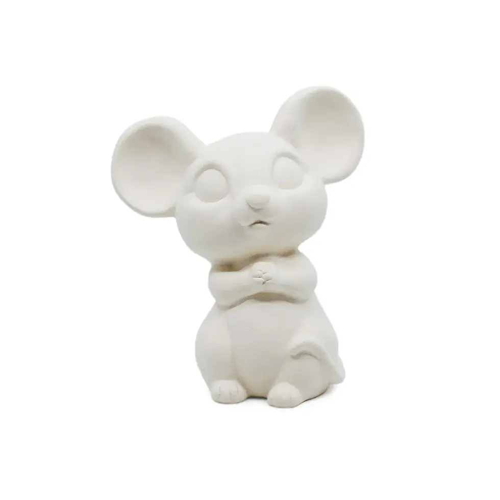 Thumbnail: Cute unpainted mouse bisque