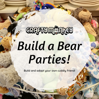 Build a Bear Parties at Crafty Monkey