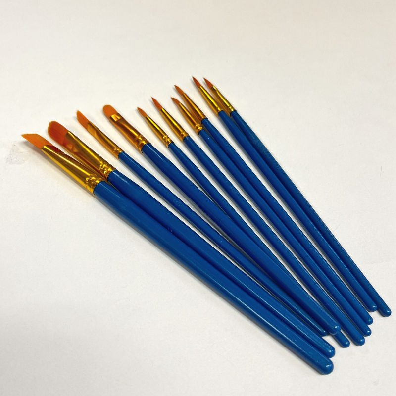 Thumbnail: 10 Piece Value Assorted Paint Brush Set