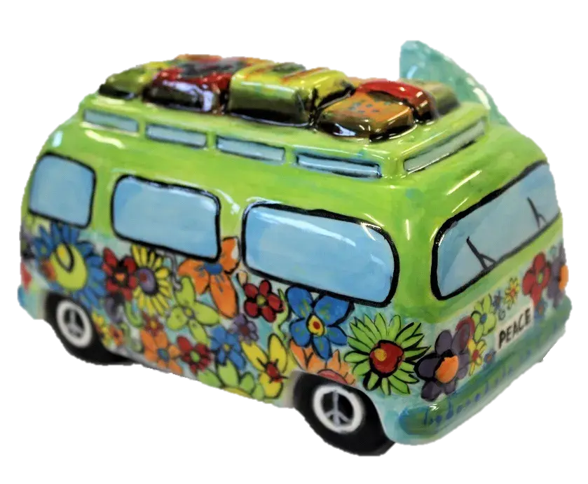 Thumbnail: Hippie Surfer Van Money Bank