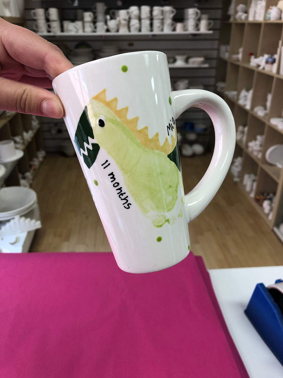 Thumbnail: Footprint Dinosaur Mug