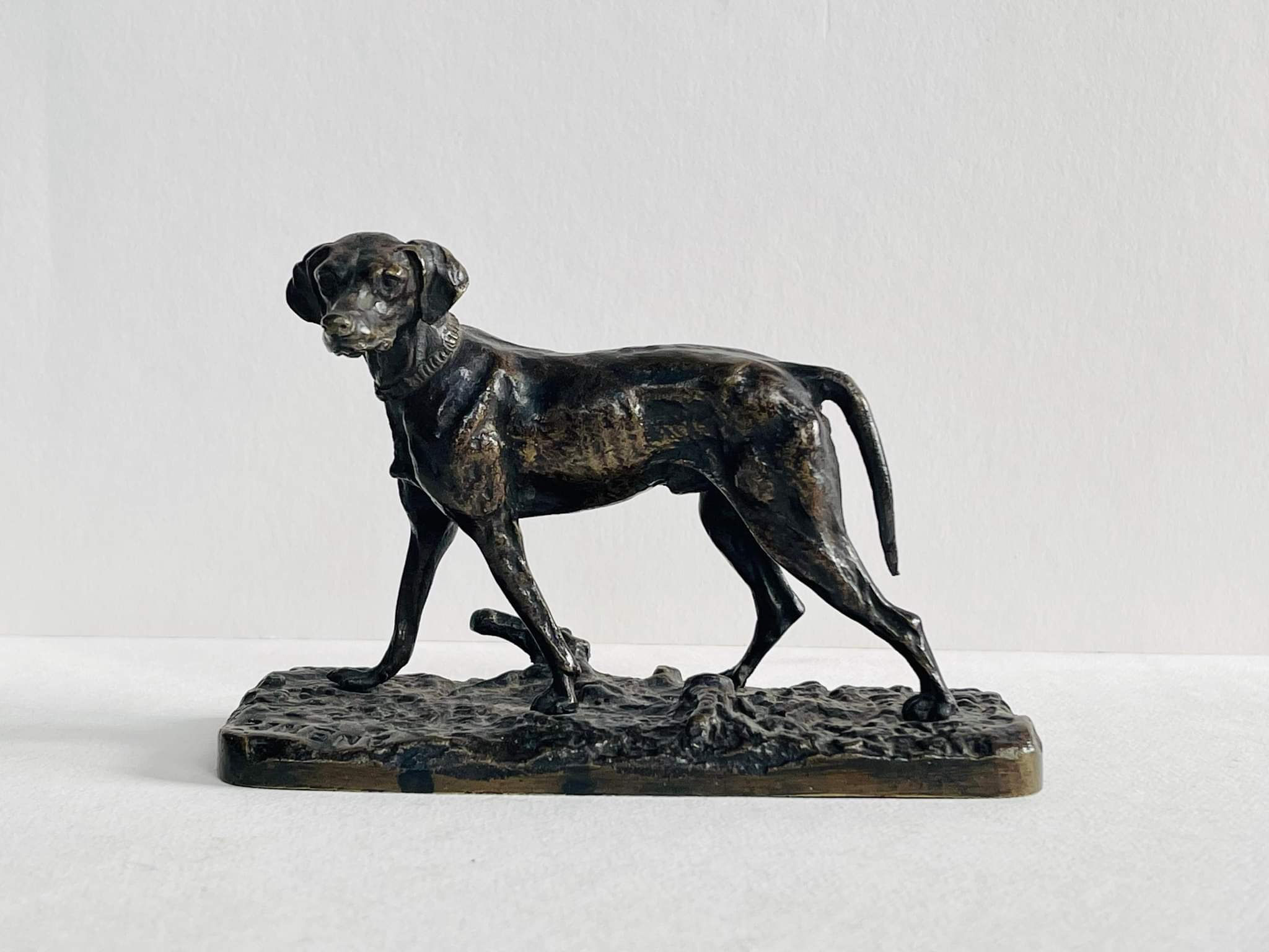 CHIEN BRAQUE SEUL N°3 - PIERRE JULES MÈNE