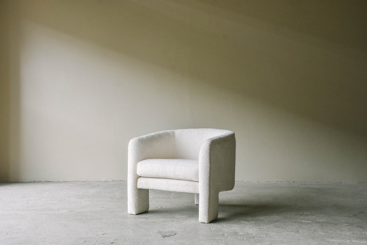 ARMCHAIR ITALIAN COOKIE (Boucle Fabric)