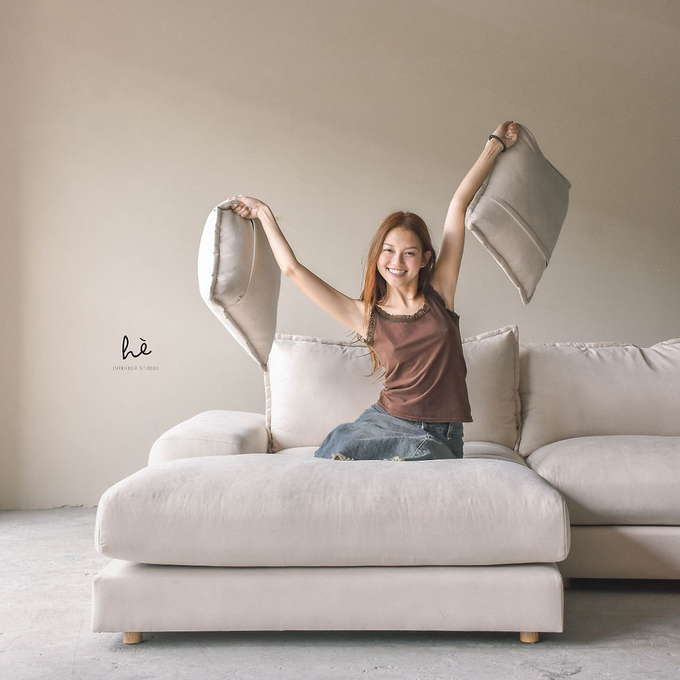 Hình thu nhỏ: CHAISE SOFA A BIG CAKE (Premium Fabric)