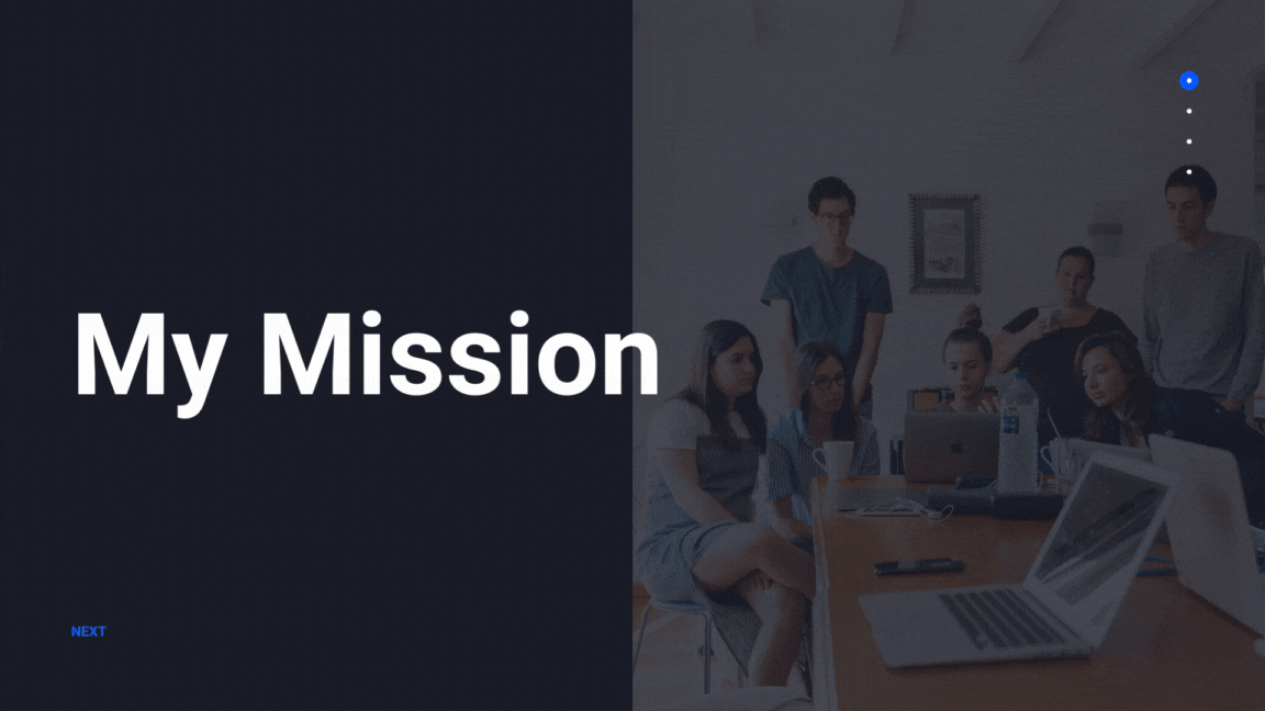 Black and Blue Dark Professional Real Estate Proposal Mission and Goals Presentation.gif