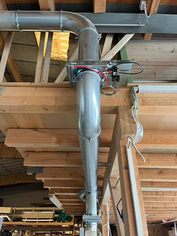Neue Absaugeanlage