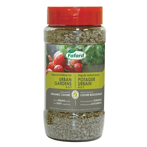 Engrais naturel pour potager urbain 4-3-7