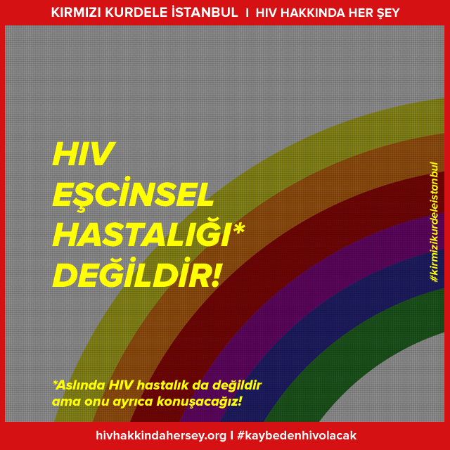 HIV eşcinsel hastalığı değildir