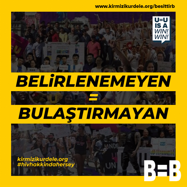 Belirlenemeyen = Bulaştırmayan I B=B I B eşittir B I #hivbilgisi