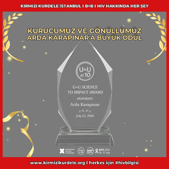 Arda Karapınar'a Rio'da Büyük Ödül: U=U Sciento to Impact - B=B Bilimsel Kanıttan Toplumsal Etkiye