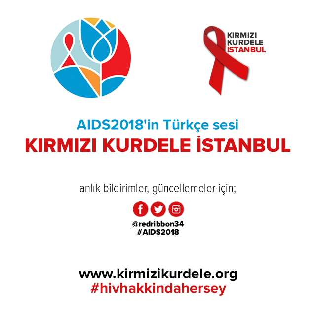 AIDS2018'in Türkçe sesi: Kırmızı Kurdele İstanbul