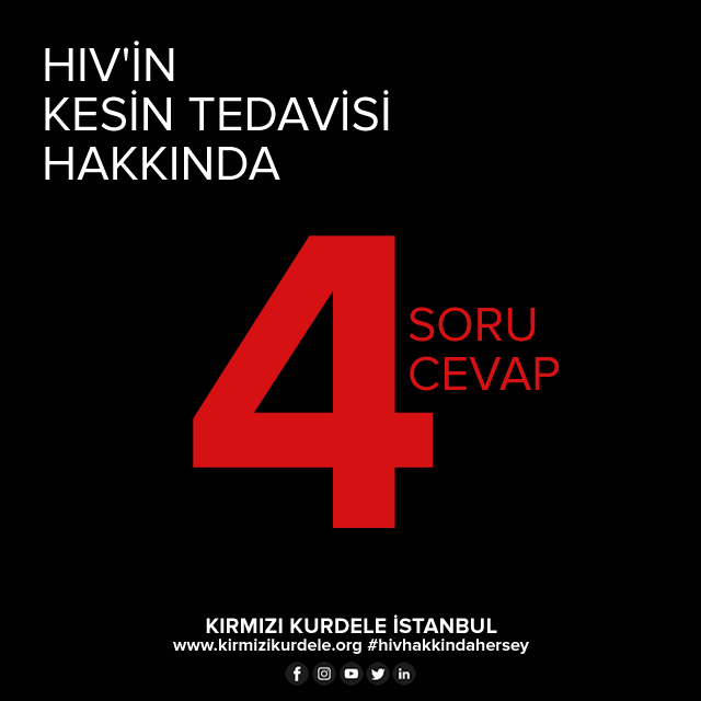 HIV’in kesin tedavisi hakkında 
güncel 4 soru, 4 cevap