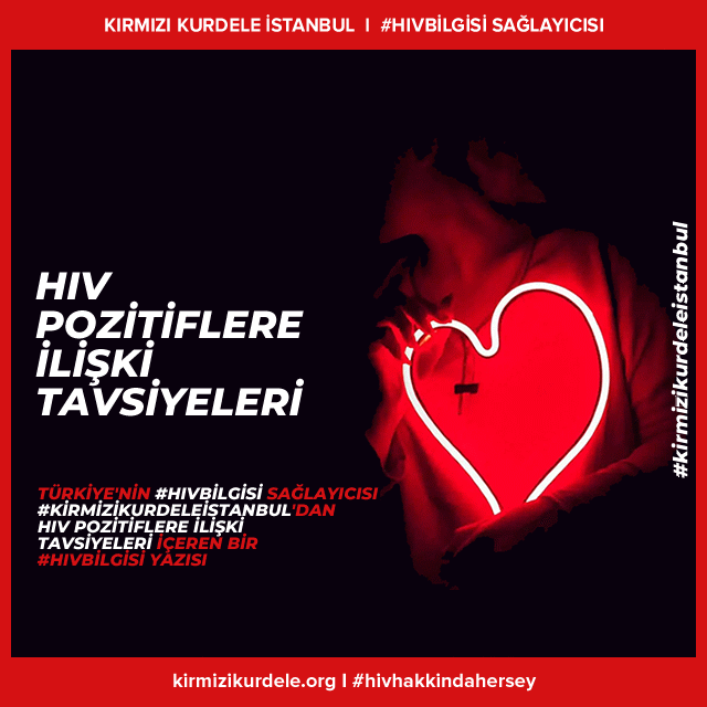 Kırmızı Kurdele İstanbul'dan HIV pozitifler için ilişki tavsiyeleri