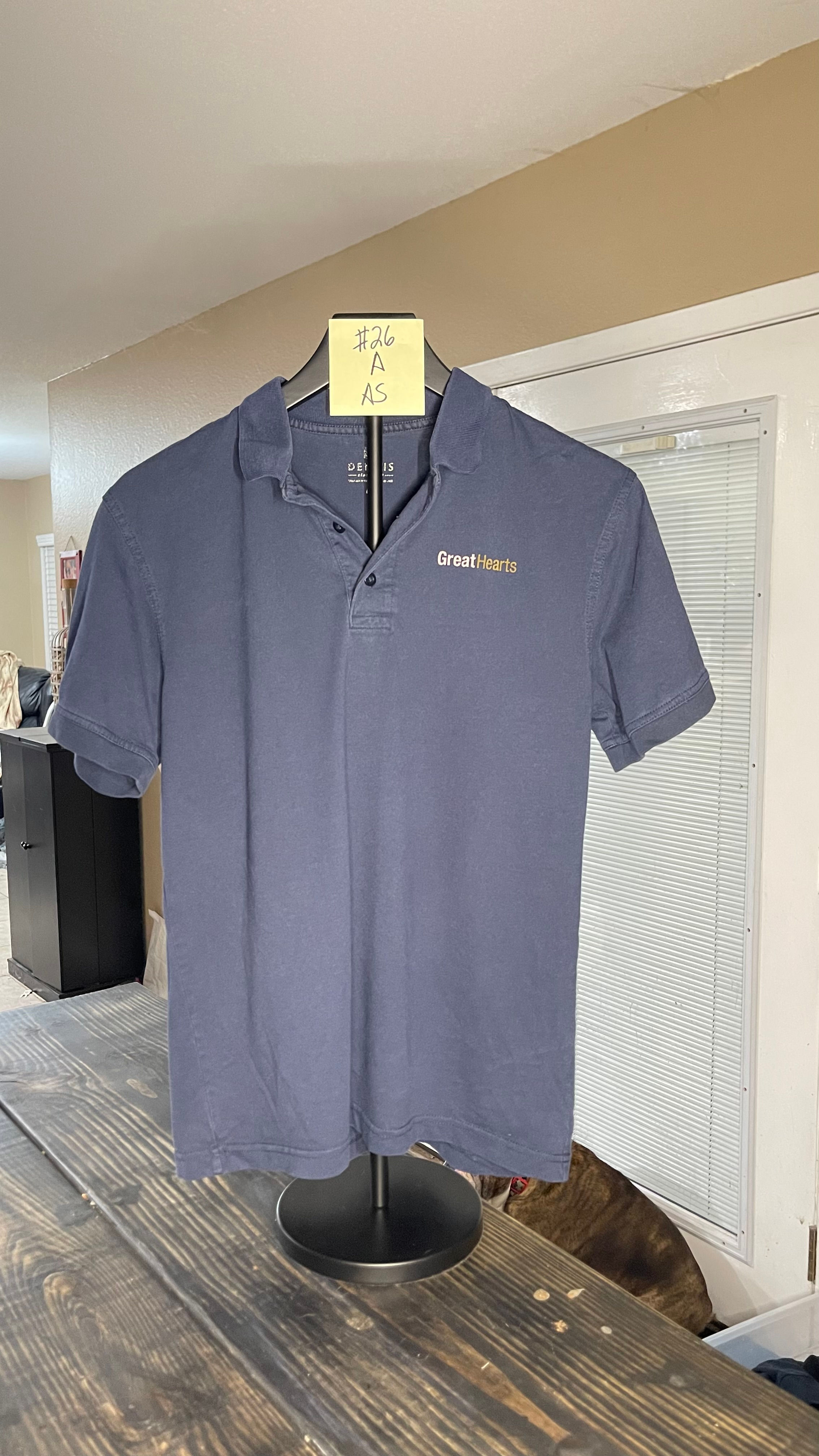 Polo - Navy - Adult Small - A Grade