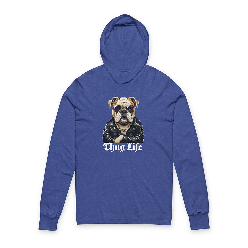 Thumbnail: Unisex Hooded Long Sleeve Tee