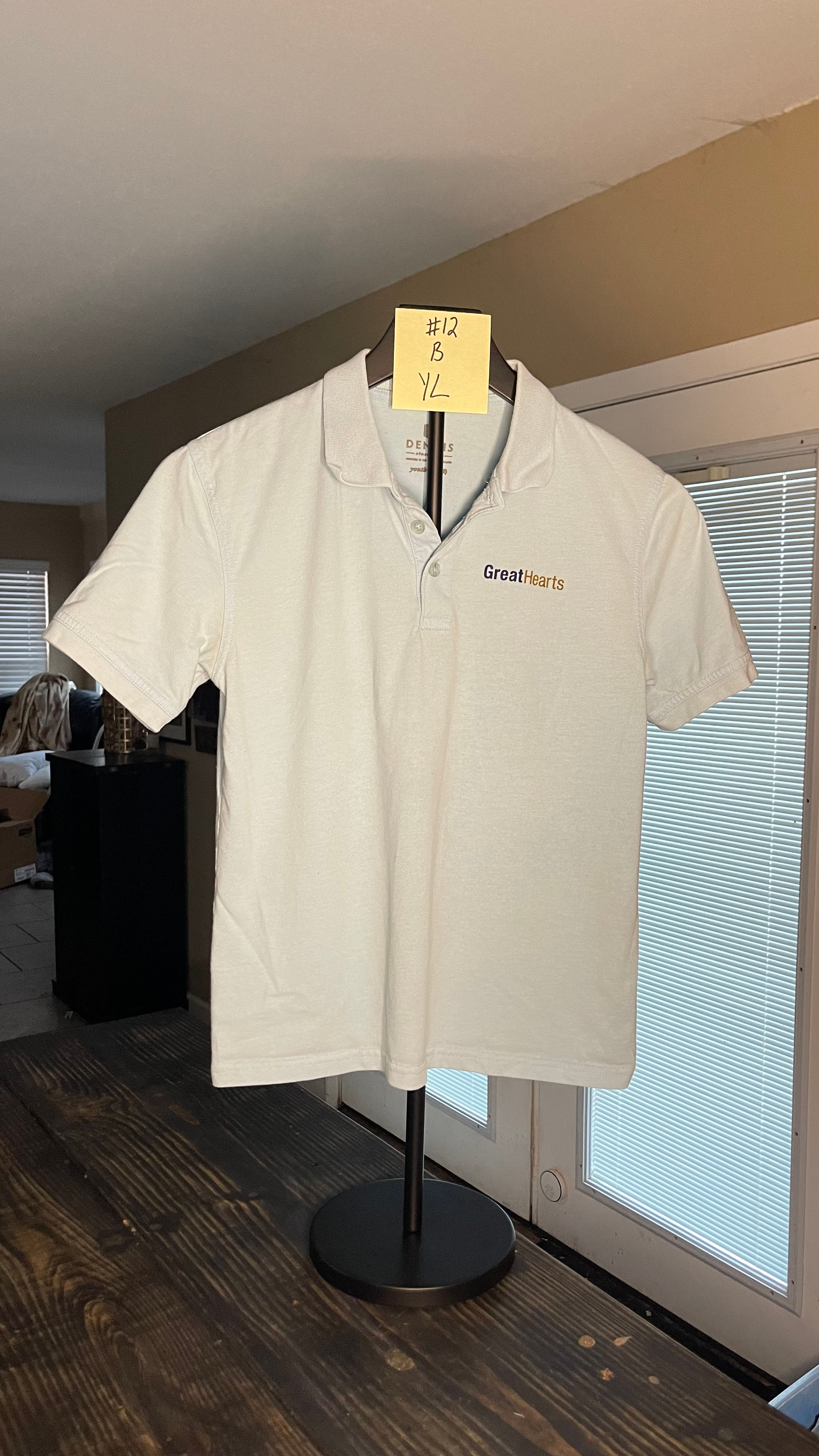 Polo - Blue - Youth Large - B Grade