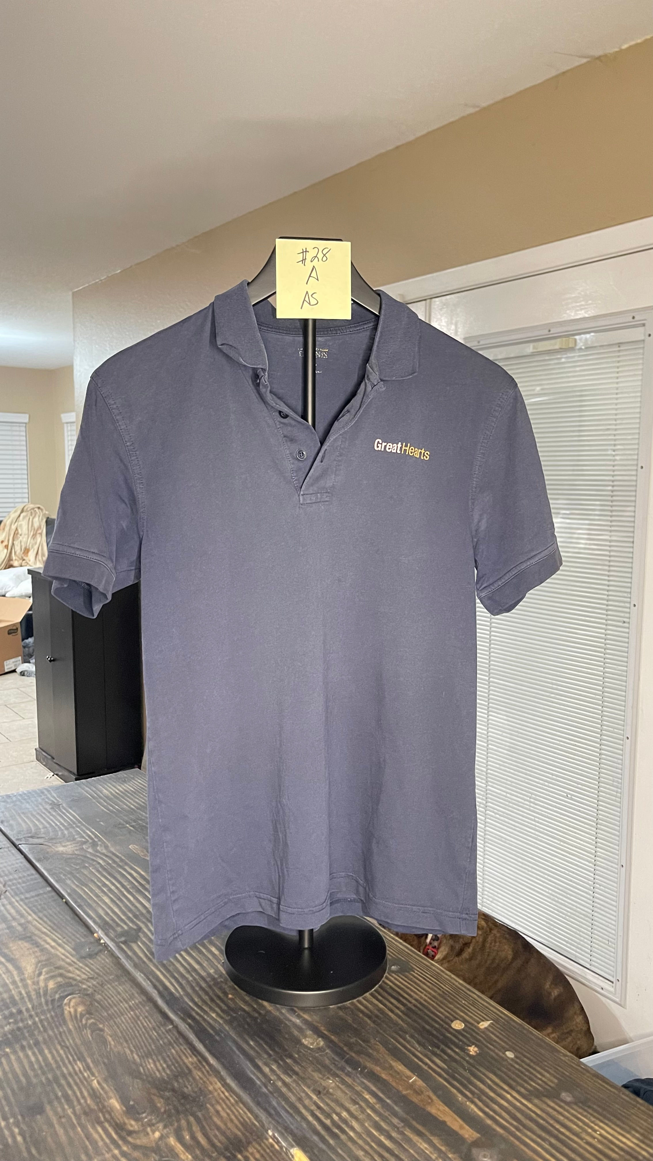 Polo - Navy - Adult Small - A Grade