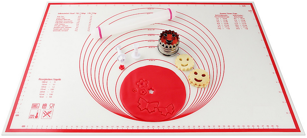 縮圖：Dr. Cook 矽膠烘焙揉麵不粘墊 60cm x 40cm（附刻度和容量轉換表）