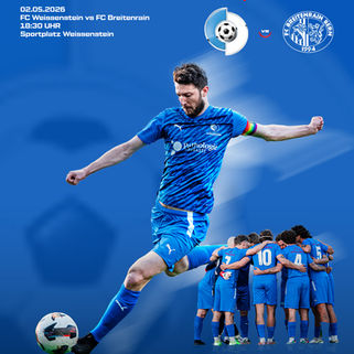 Spitzenspiel der 1. Mannschaft gegen den FC Breitenrain, Samstag 02. Mai auf Platz 1 💙🤍