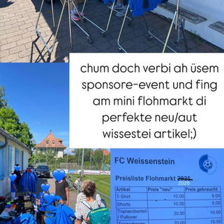 FCW-Flohmarkt am Freitag 8. Mai 2026 ab ca. 15.00 Uhr