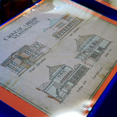 Original plans of the library