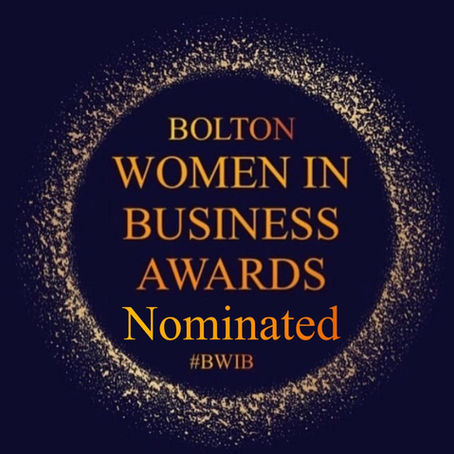 Nominated in the Bolton Women in Business Awards