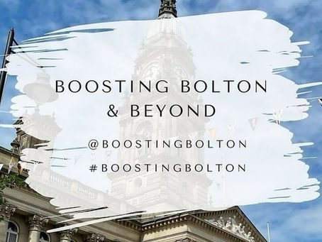 Where can I follow Boosting Bolton?