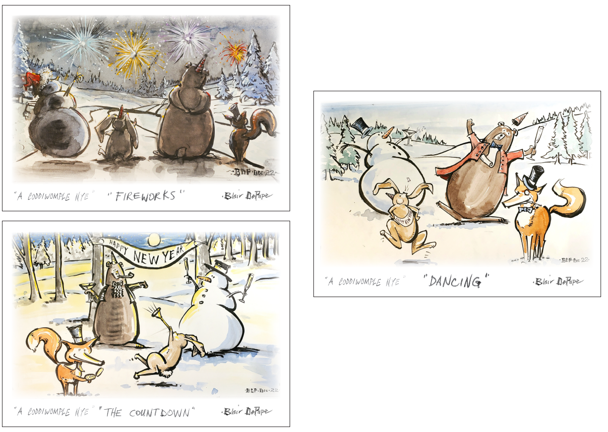 Coddiwomple New Years Card Set