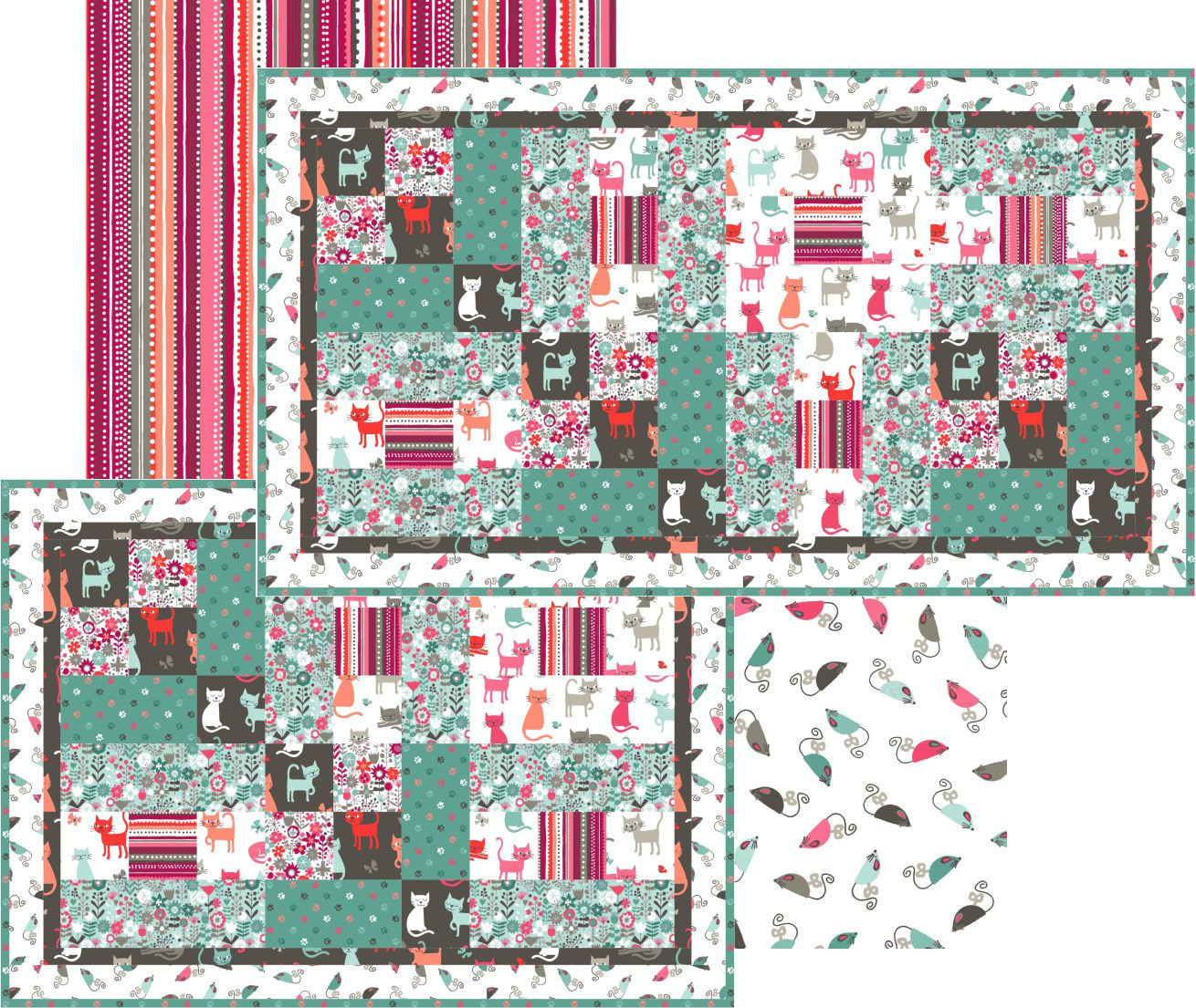 Pattern - #83 - Cats in the Garden