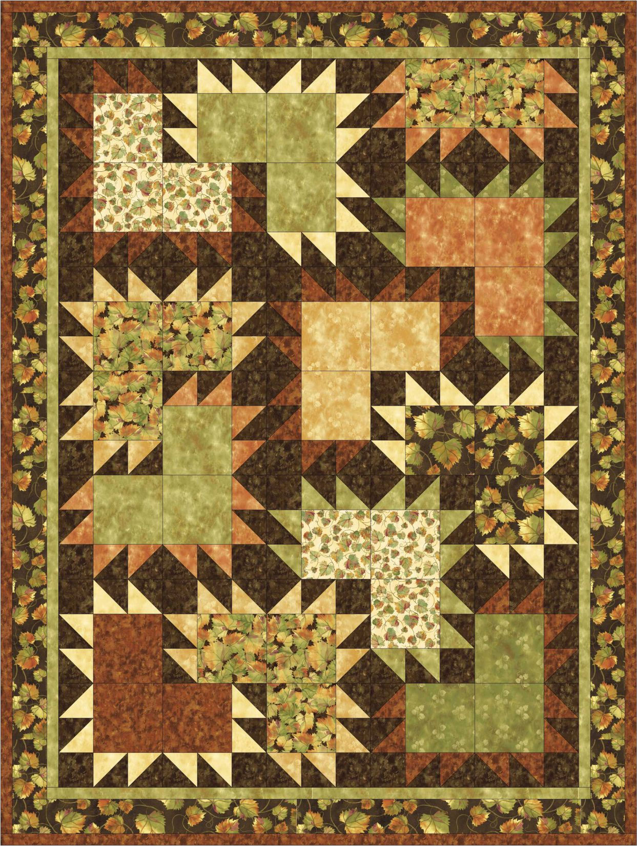 Pattern - #31 Autumn Warmth Quilt Pattern