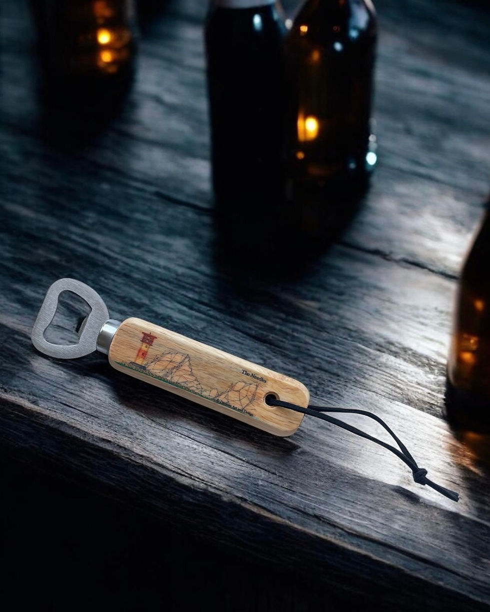 Thumbnail: Isle of Wight wooden Bottle Opener