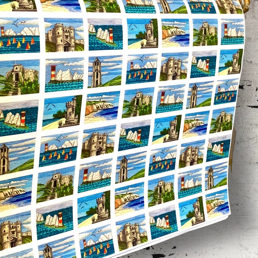 Thumbnail: Isle of Wight Art Print Wrapping Paper